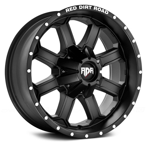 Red Dirt Road Rd01 Wheels Rims 17x9 6x135 6x5.5 (6x139.7) Gloss Black  0mm | RD01-7930-0B
