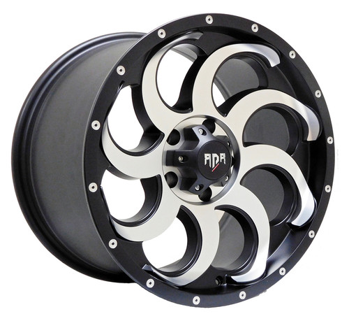 Red Dirt Road Rd14 Wheels Rims 20x10 5x127 (5x5) Black Machined Face -24mm | RD14-2168-N24MM