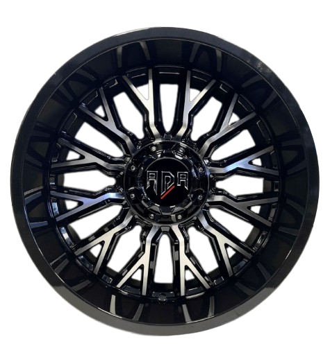 Red Dirt Road Rd37 Wheel 20x10 6x135 6x5.5 (6x139.7) Black Machined -18mm - RD37-2130-N18BM
