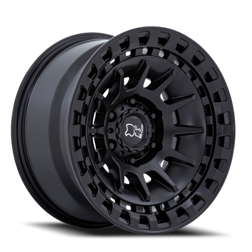 Black Rhino Barrage Wheel 18x9 5x127 Matte Black 0mm - FREE T-SHIRT INCLUDED! | BR009MX18905000