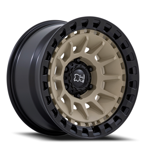 Black Rhino Barrage Wheel 18x9 6x139.7 Desert Sand w/ Black Ring 0mm - FREE T-SHIRT INCLUDED! | BR009TM18906800