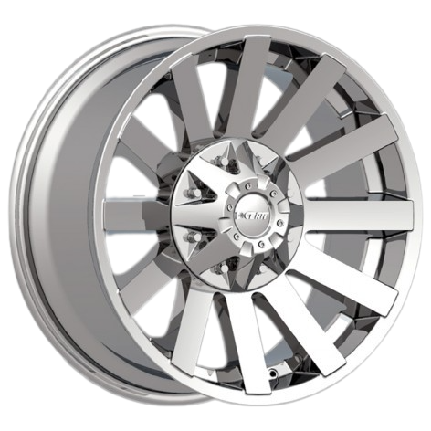Dcenti Racing 980 Wheels Rims 20x9 6x135 6x5.5 (6x139.7) Chrome -12mm | DW980-2930-N12C