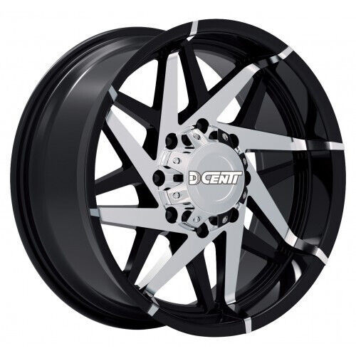 Dcenti Racing 99 Wheels Rims 17x9 5x127 (5x5) Black Machine Face -12mm | DW99-7968-N12MFBM