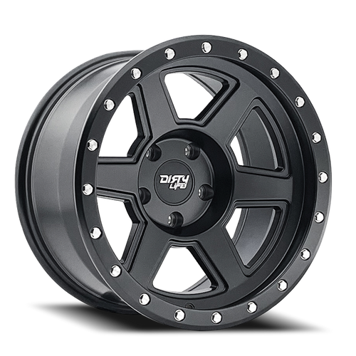 DOORBUSTER PRICING! - Dirty Life Compound Wheel 18x9 6x139.7 Matte Black -12mm | 9315-8983MB12