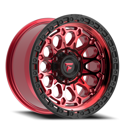 Fittipaldi Offroad Ft101Rtb Wheel 17x9 6x139.7 Red w/ Black Lip -12mm | FT101-17906139N12RTB