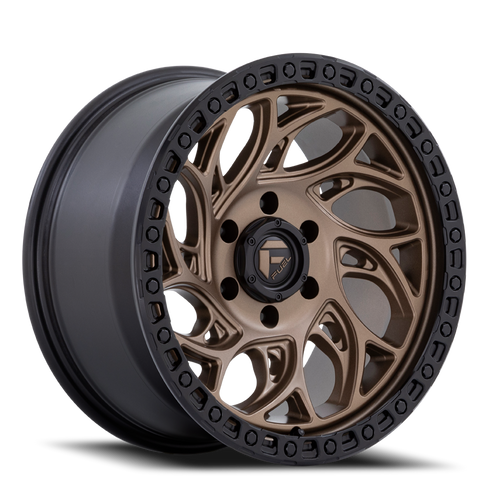 Fuel D841 Runner Or Wheel 17x9 6x139.7 Bronze With Black Ring -12mm - FREE T-SHIRT INCLUDED! | D84117908445