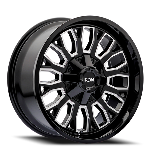 DOORBUSTER PRICING! - Ion 152 Wheel 20x9 8x165.1 Gloss Black Milled 0mm | 152-2981M
