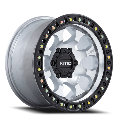 Kmc Km550 Riot Sbl Wheel 18x9 6x139.7 Machined With Satin Black Lip 18mm - FREE T-SHIRT INCLUDED! | KM550DB18906818