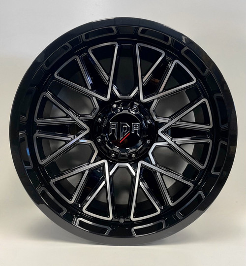Red Dirt Road Rd30 Wheels Rims 20x10 6x135 6x5.5 (6x139.7) Black Machined Face -18mm | RD30-2130-N18BM