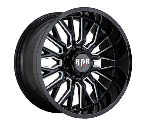 Red Dirt Road RD37 20x10 5x127 5x139.7 Black -18mm Wheels
