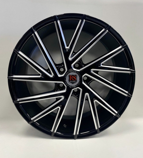 Redsport Rsw05 Wheels Rims 20x8.5 5x114.3 Black Milled 35mm | WRSW05S29O21P010F050C13