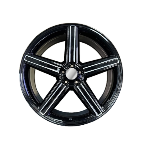 Replica 248 Wheels Rims 24x10 5x115 Black Milled 10mm | REP248-24164BMW