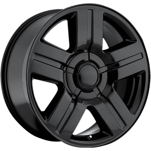 Replica 258 Wheels Rims 24x9.5 6x5.5 (6x139.7) Full Gloss Black 30mm | REP258-24185B