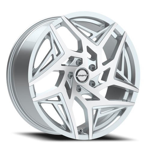 DOORBUSTER PRICING! - Shift H36 Valve Wheel 18x8.5 5x114.3 Silver Machined 35mm - FREE T-SHIRT INCLUDED! | H3688551435SM