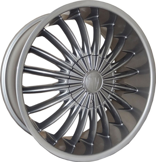 Velocity Vw11 Wheels Rims 22x8 5x110 5x4.5 (5x114.3) Gunmetal 38mm | VW11-22851GM