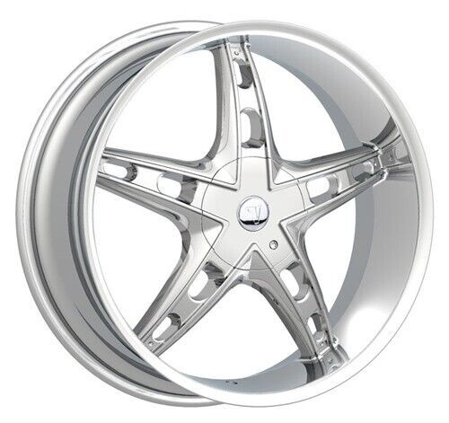 Velocity Vw930 Wheels Rims 24x9.5 5x115 5x120 Chrome 13mm | WVWW930S47O11P052F072C14