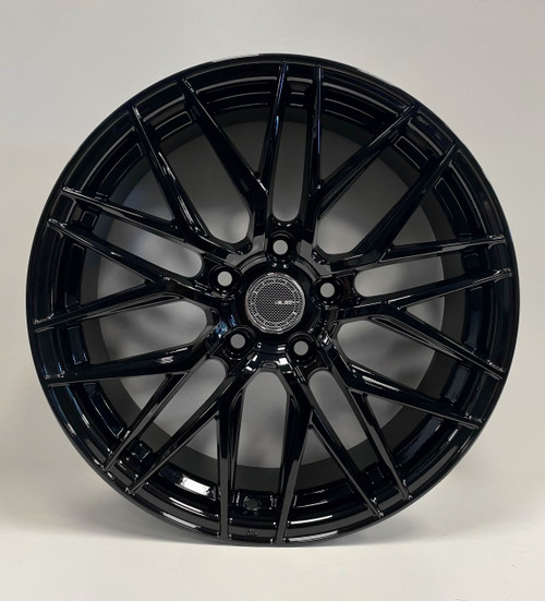 Velsen 555 Wheels Rims 18x8 5x4.5 (5x114.3) Full Black 38mm | VEL555-8865B