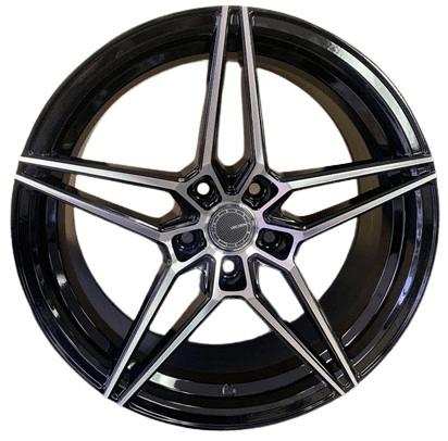 Velsen 562 Wheels Rims 18x8.5 5x114.3 Black Machined 38mm | WVSW562S18O23P010F004C13