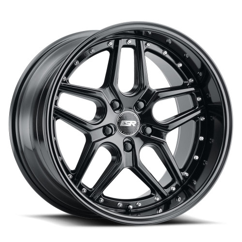 Esr Cs15 Wheels Rims 18x9.5 Blank Custom Drilled Gloss Black 35mm | 89511135 CS15GBLK