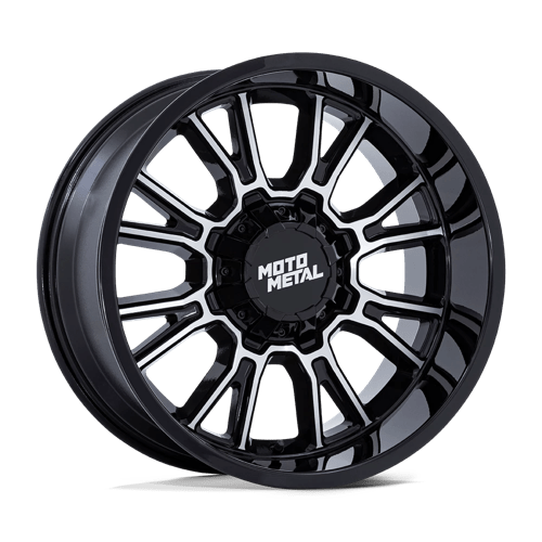 20x10 Moto Metal Mo810 Legacy Black Machined Custom Drilled Wheel Blanks Rims -18mm | MO810BD20100018N
