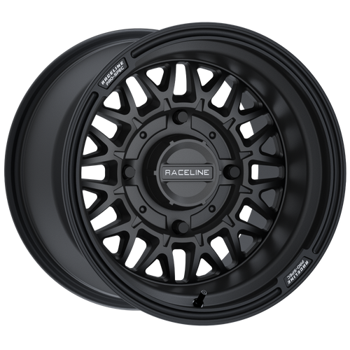 Raceline Omega A13B ATV Wheels Rims 15x10 4x156 Black 0mm | A13GB-51056-00