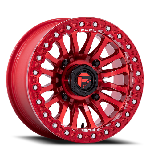 Fuel Fv125 Rincon Beadlock Atv Utv Wheel 15x7 4x137 Candy Red 10mm - FREE T-SHIRT INCLUDED! | FV125QX15704810
