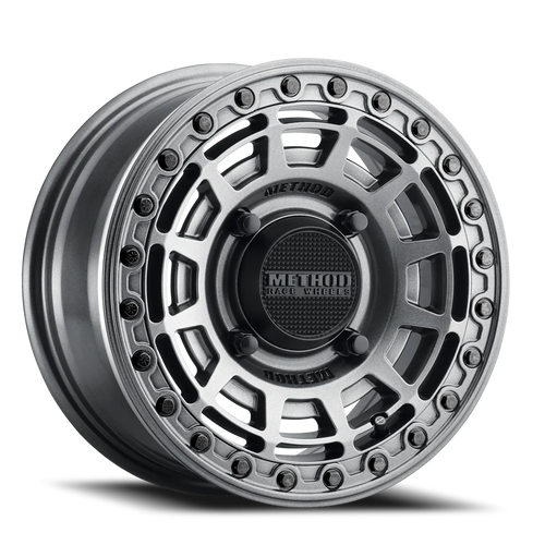 DOORBUSTER PRICING! - Method Race Mr415 Beadlock Atv Utv Wheel 15x10 4x156 Graphite 25mm - FREE T-SHIRT INCLUDED! | MR415510461264B