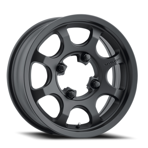 Vision Flow 351 Atv Utv Wheel - 15x7 4x156 Satin Black 13mm | 351-157156SB44