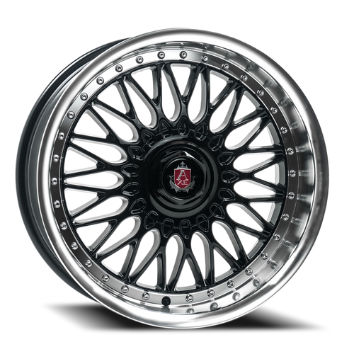DOORBUSTER PRICING! - Axe Ex10 Wheel 18x8 5x110 Gloss Black 40mm - FREE T-SHIRT INCLUDED! | 818BLNK40EX10BP-5x110
