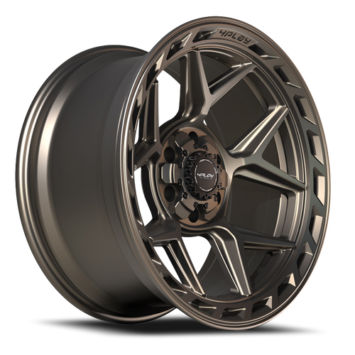 DOORBUSTER PRICING! - 4Play 4P55 Wheel 22x10 6x139.7 & 6x135 Bronze -18mm - FREE T-SHIRT INCLUDED! | 4P55-22100-6D55-18BR