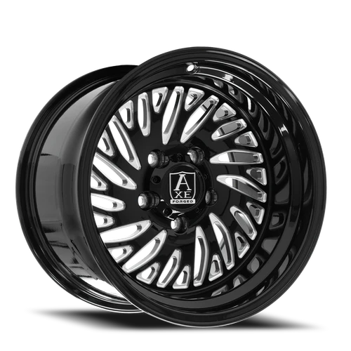 DOORBUSTER PRICING! - Axe Af10 Utv Wheel 15x7 5x114.3 Gloss Black Milled 13mm - FREE T-SHIRT INCLUDED! | 1575114+13AF10UBMR