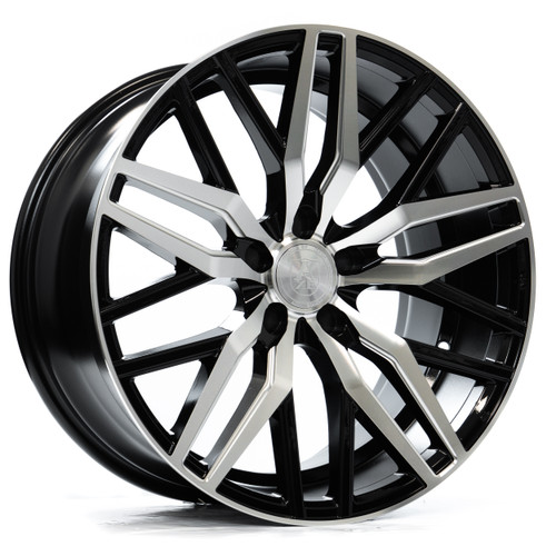 Axe Ex30 Wheels Rims 20x8.5 5x120 Black And Polished Face 40mm | 8520BLNK40EX30BP-5x120