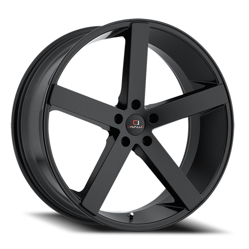 DOORBUSTER PRICING! - Cavallo Clv-5 Wheel 22x9 5x112 Gloss Black 35mm | CLV-522905112+35GB