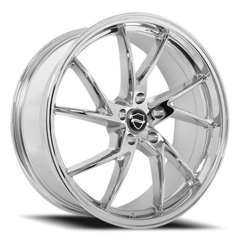 DOORBUSTER PRICING! - Elegance Sharp Wheel 20x8.5 5x114.3 Chrome 35mm - FREE T-SHIRT INCLUDED! | ESHARP-051435CH