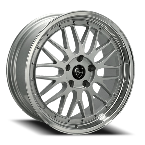 DOORBUSTER PRICING! - Elegance E023 Wheel 18x8 5x114.3 Silver Machined 30mm - FREE T-SHIRT INCLUDED! | E023-1851430SM