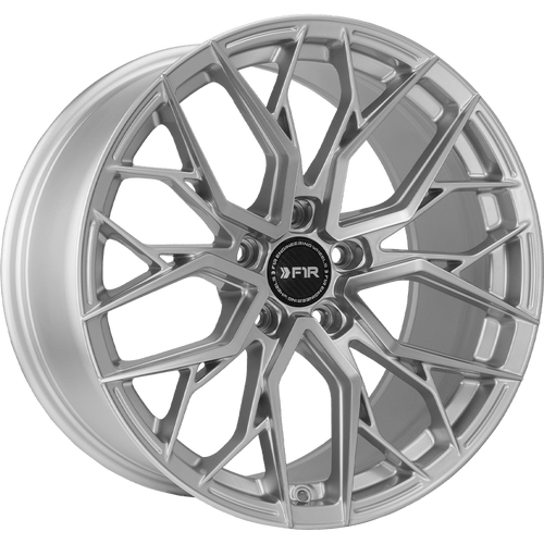 F1R Fs3 Wheels Rims 18x8.5 5x114.3 Machine Silver 38mm | FS318855114MS38