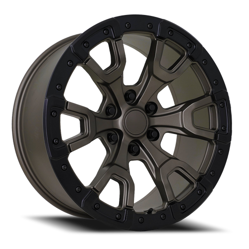 DOORBUSTER PRICING! - Factory Reproductions Fr 99 - Ford Bronco Raptor Replica Wheels Wheel 20x9 6x139.7 Bronze Face w/ Black Ring 20mm - FREE T-SHIRT INCLUDED! | 99090206552