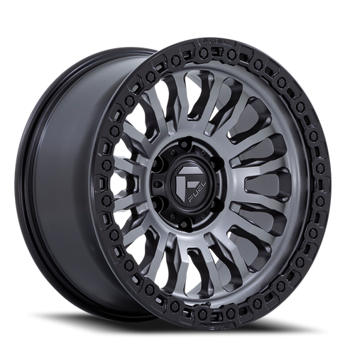 Fuel Fc857 Rincon Wheel 20x9 5x127 Matte Gunmetal With Black Lip 1mm - FREE T-SHIRT INCLUDED! | FC857AB20905001