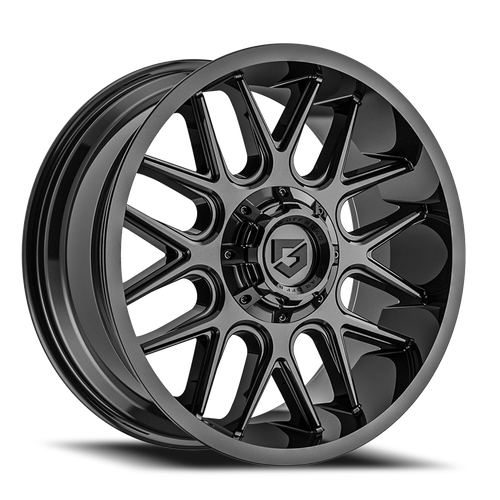 DOORBUSTER PRICING! - Gear Off Road 771B Wheel 18x9 6x135 & 6x139.7 Gloss Black 18mm | 771B-8906818