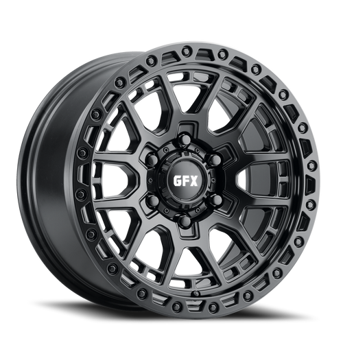 DOORBUSTER PRICING! - G-Fx Tr25 Wheel 17x9 6x139.7 Matte Black 12mm | T25 790-6139-12 MB