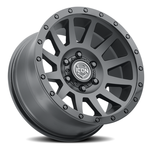 DOORBUSTER PRICING! - Icon Alloys Compression Wheel 17x8.5 6x139.7 Black 25mm | 2017859057DB