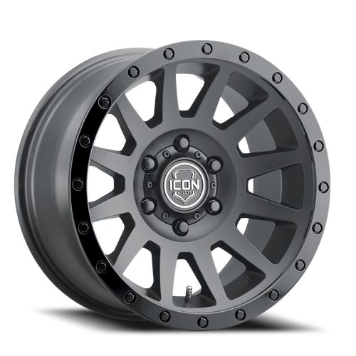 DOORBUSTER PRICING! - Icon Alloys Compression Wheel 18x9 6x139.7 Black 25mm | 2018909060DB