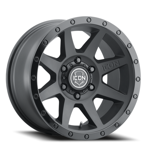 DOORBUSTER PRICING! - Icon Alloys Rebound Wheel 18x9 6x139.7 Black 0mm | 1818908350DB