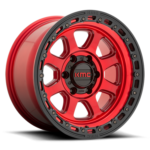 Kmc Km548 Chase Wheel 18x9 8x165.1 Candy Red With Black Lip 18mm | KM54889080918