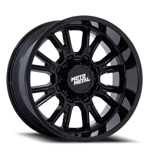 Moto Metal Mo810 Legacy Wheel 20x10 8x170 Gloss Black -18mm - FREE T-SHIRT INCLUDED! | MO810BX20108718N