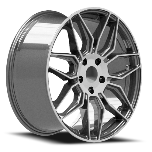 DOORBUSTER PRICING! - Oe Cv03C Wheel 19x10 5x120.65 Gunmetal Machined 79mm - FREE T-SHIRT INCLUDED! | CV03C-19100-5475-73MG