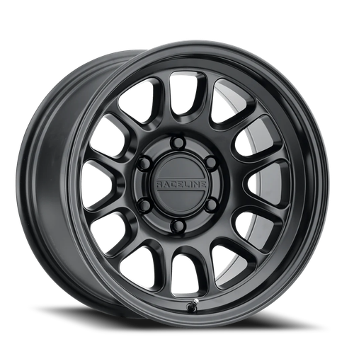 DOORBUSTER PRICING! - Raceline 958B Rogue Wheel 17x8 5x110 Satin Black 30mm - FREE T-SHIRT INCLUDED! | 958B-78021+30