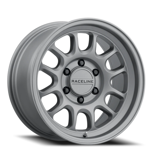 DOORBUSTER PRICING! - Raceline 958T Rogue Wheel 17x8 5x110 Titanium 30mm - FREE T-SHIRT INCLUDED! | 958T-78021+30