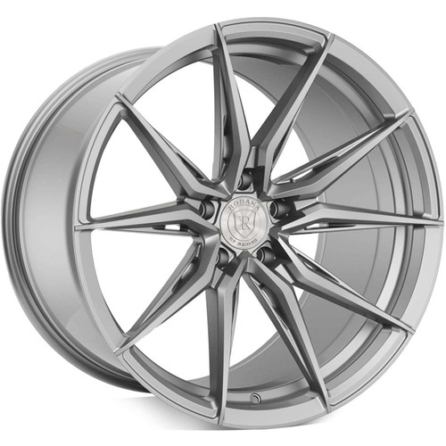 Rohana Rfx13 Wheels Rims 20x10 5x112 Brushed Titanium 22mm | RFX1320105112BT22