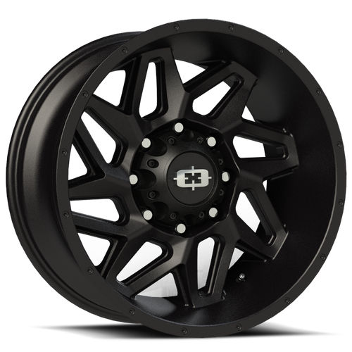 Vision Spyder 361 Wheel 17x9 8x165.1 Satin Black 12mm | 361-7981SB12